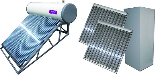 水道直結式太陽熱温水器「SUNTOP（サントップ）」と貯湯タンク分離式「SOLTECH（ソルテック）」