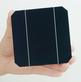太陽電池セルの例